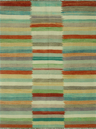 Winchester Kilim Usma Rust/Ivory Rug, 5'1x6'6