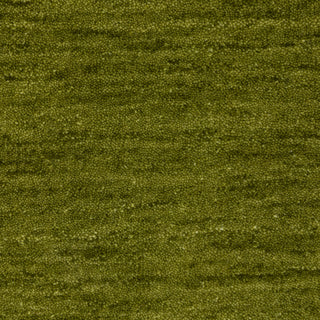 Apollo Heathered Solid Olive Green Hand-Made Wool Area Rug 5' x 8'