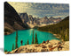 Beautiful Moraine Mountain Lake, Large Landscape Canvas Art, 40"x30"