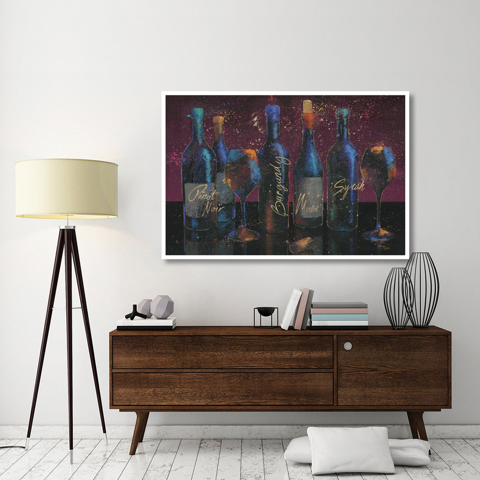 "Wine Splash Dark I" Digital Paper Print by Wellington Studio, 62"x42"