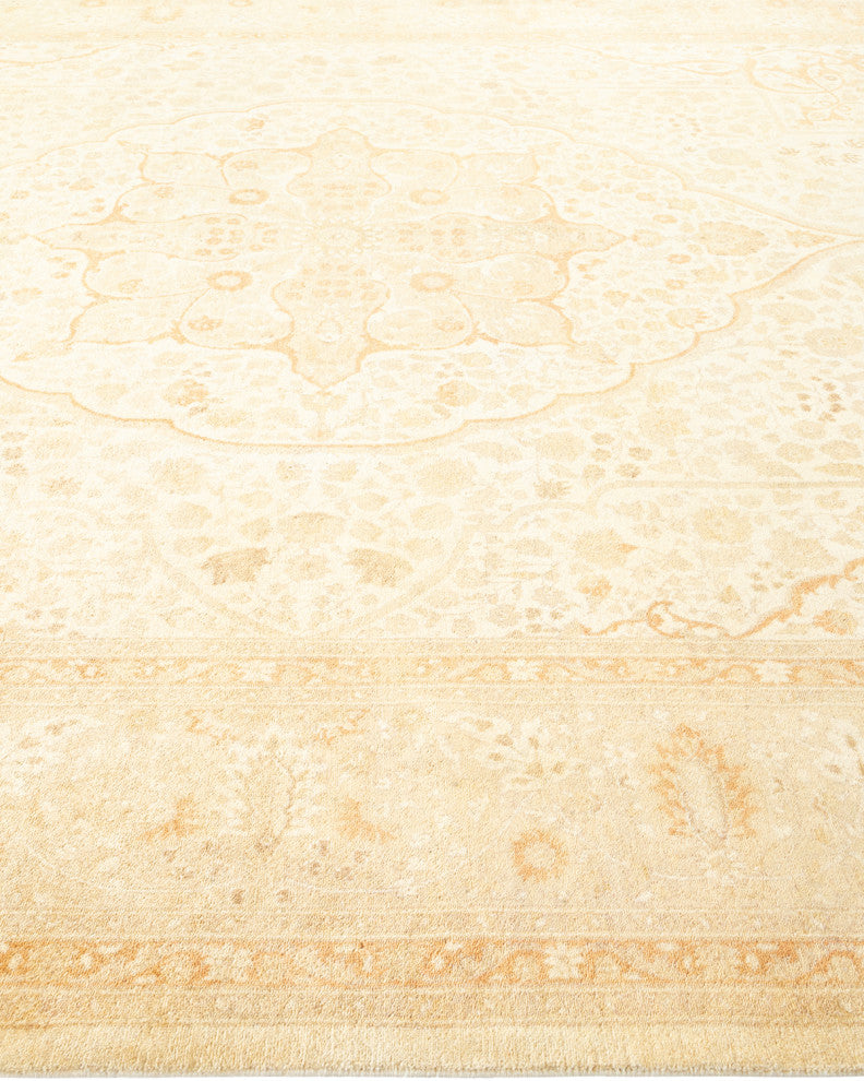 Mogul, One-of-a-Kind Hand-Knotted Area Rug Ivory, 8'0"x10'7"