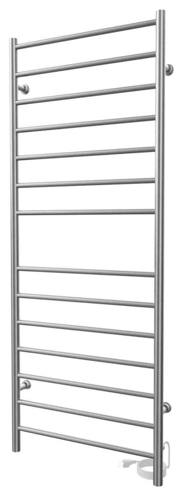 ICO Bath Linear Plug-In Electric Towel Warmer - Round Bar