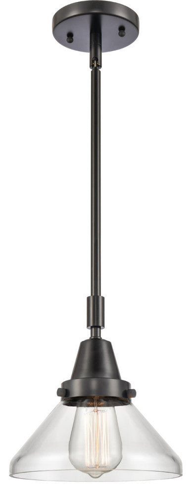 Innovations Lighting 447-1S-BK-G4472-LED Caden 1 Light 8" Mini Pendant