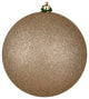 Vickerman N592043Dg 8" Oat Plastic Glitter Ball Ornament