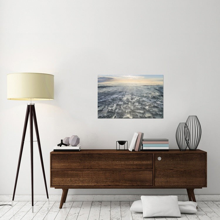 "A Misty Morning" Stretched Canvas Giclee by Kos Karathanasis, 36x24"