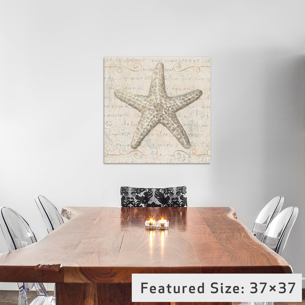 "Coastal Beauty" by Lisa Audit, Canvas Print, 37"x37"