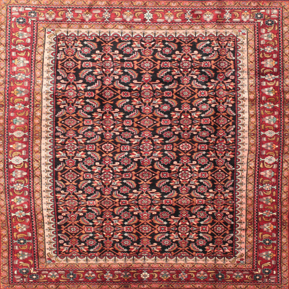 Ahgly Company Indoor Square Traditional Area Rugs, 5' Square