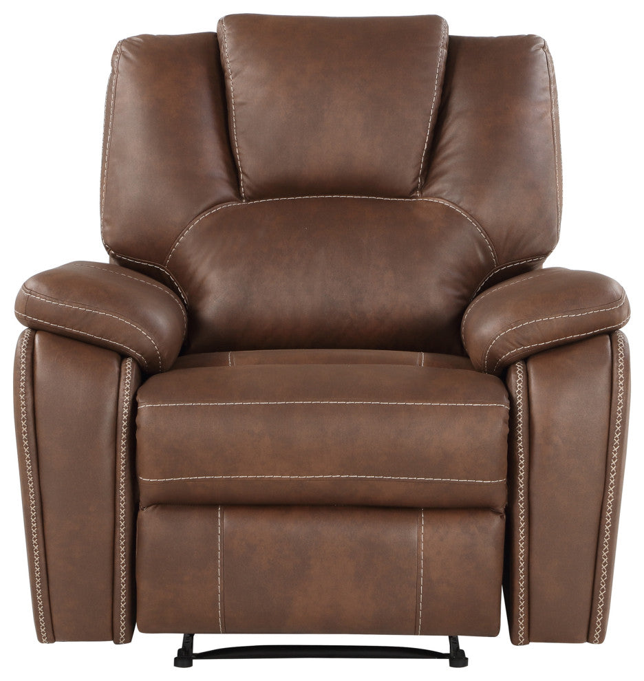 Katrine Manual Recliner, Brown