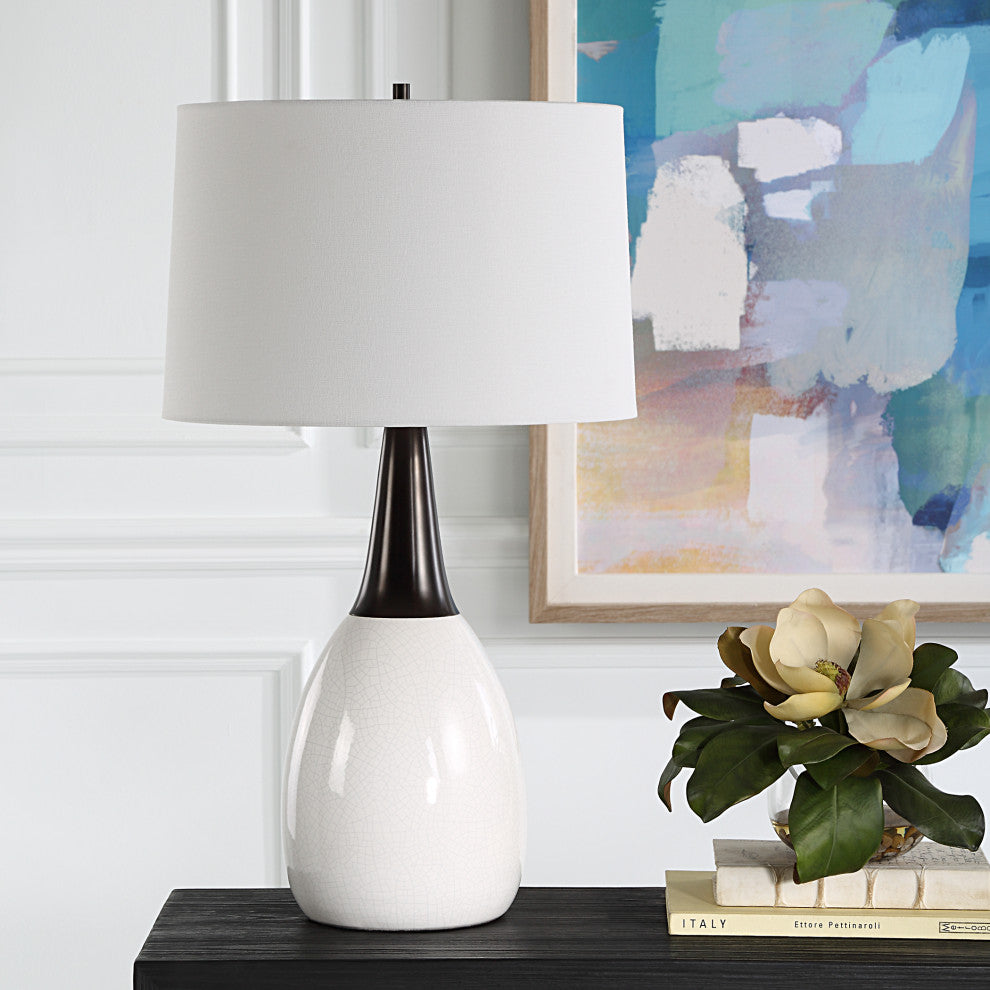 Uttermost Fralin White Table Lamp