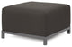 Seascape Axis Ottoman Slipcover, Charcoal