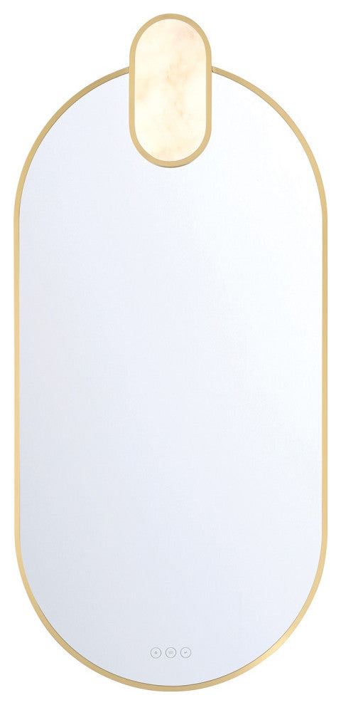 Mrissa, Mirror, 21"x45", Gold