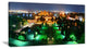 "Lighted Montreal City at Night" Cityscape Canvas Photo Print, 40"x20"