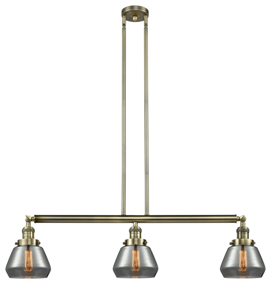 Innovations Lighting 213-Ab-S-G173 3 Light Island Light