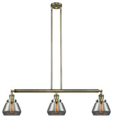 Innovations Lighting 213-Ab-S-G173 3 Light Island Light