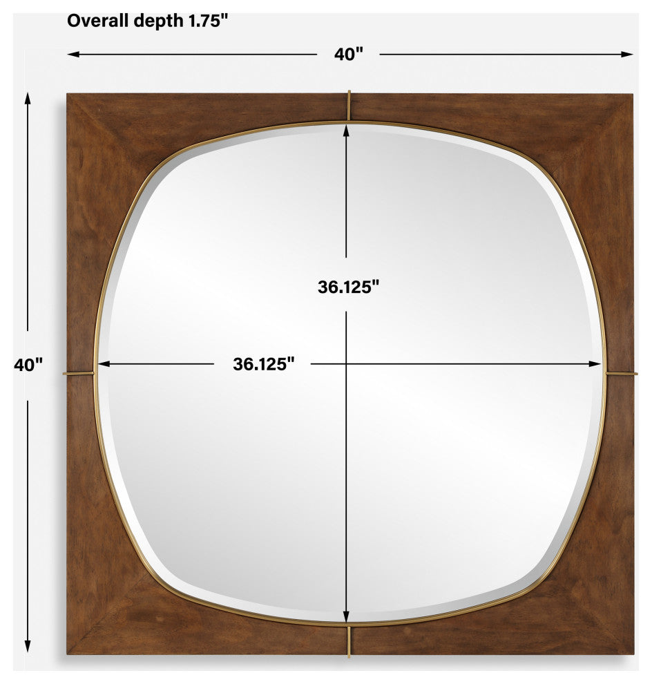 Uttermost - 09973 - Mirror - Garonne - Plated Brass
