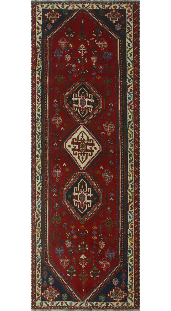 Fine Vintage Distressed Openface Red Runner