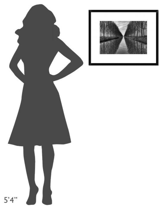 "Vanished To The Infinite" Framed Digital Print by Yvette Depaepe, 24"x19"