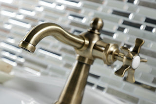 Kingston Brass KS3543NX Single-Handle Bathroom Faucet, Push Pop-Up