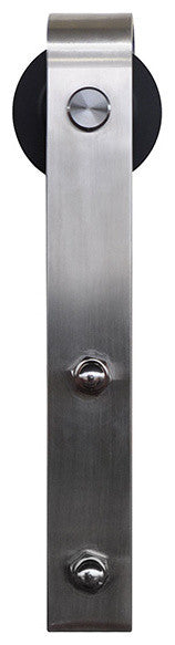 Stainless Steel Slade Barn Door Hardware Kit, 100" Rail