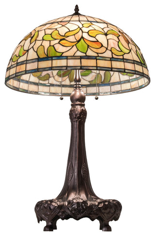 31 High Tiffany Turning Leaf Table Lamp
