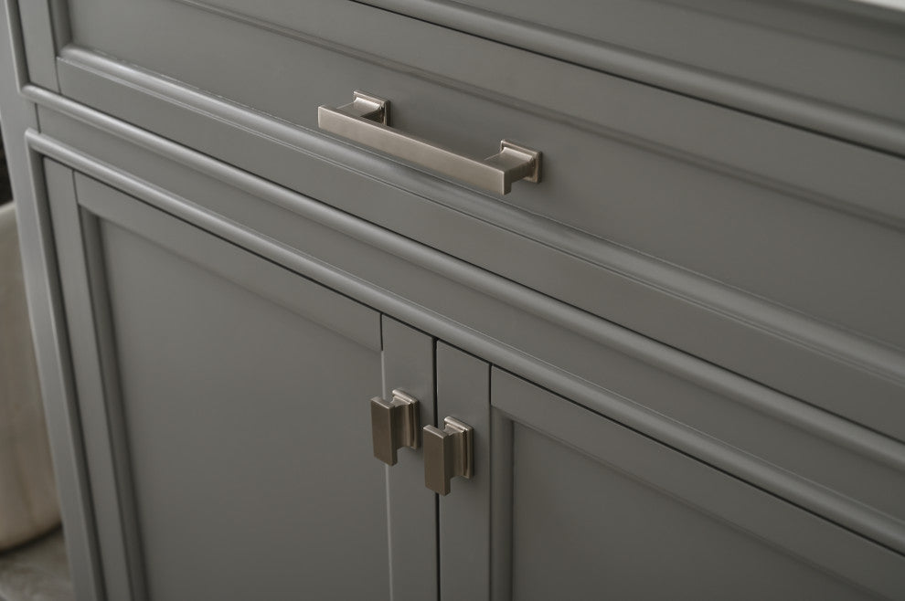 Milano Transitional Gray 36" Single Vanity