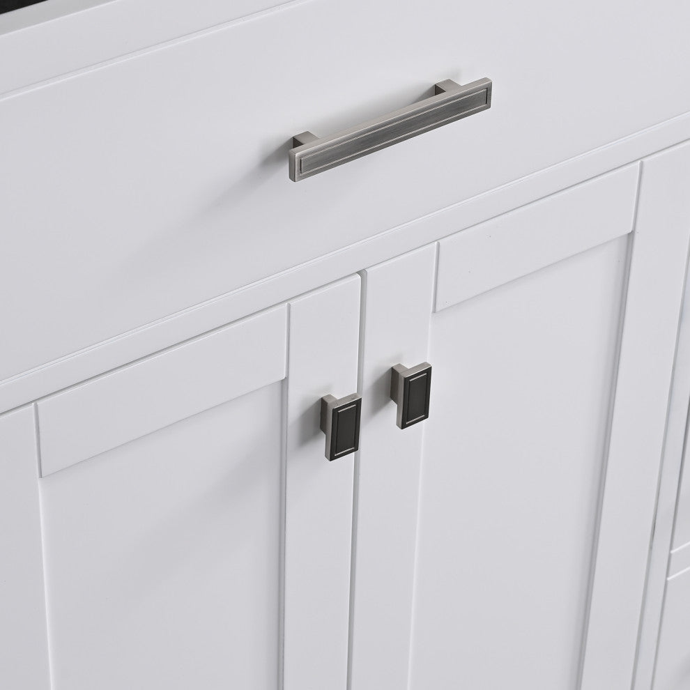 48" Single Bathroom Vanity Set with Marble Top