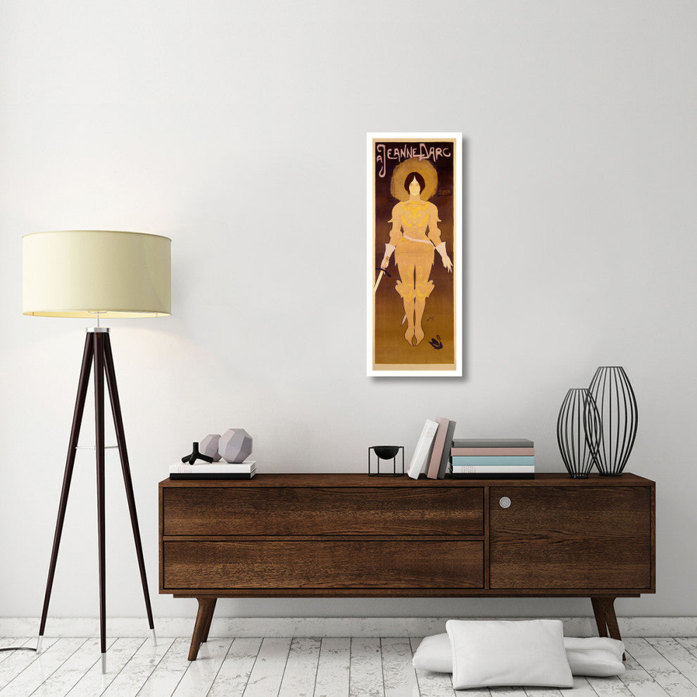 "Joan d'Arc" Digital Paper Print by Georges De Feure, 16"x42"