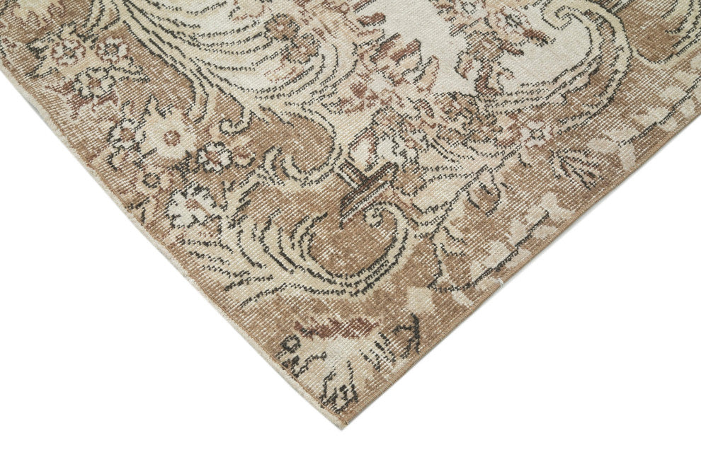 Rug N Carpet - Handwoven Anatolian 6' 5" x 9' 8" Distressed Vintage Rug