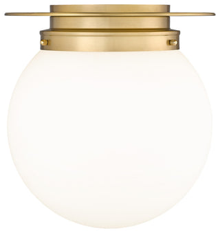 Z-Lite 1-Light Flush Mount,Heritage Brass