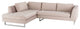 Janis Blush Fabric Sectional Sofa, HGSC591