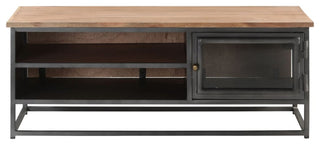 Vidaxl Coffee Table Gray 35.4"x19.7"x13.8" Solid Acacia Wood