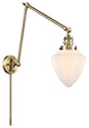 Innovations 238-AB-G661-7 1 Light Swing Arm, Switch, Antique Brass