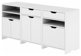Nova 3-Pc Storage Cabinet Set, White