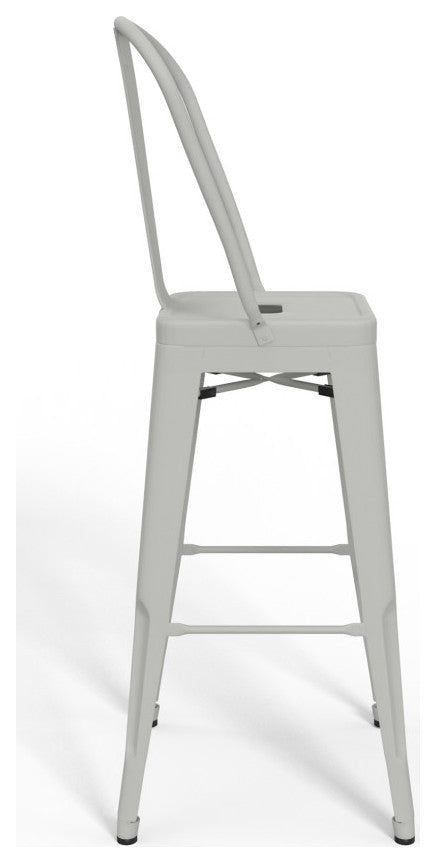 Fletcher 30 inch Metal Bar Stool (Set of 2)