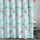 Barefoot Bungalow Bath Shower Curtain Ocean - Turquoise 72x72