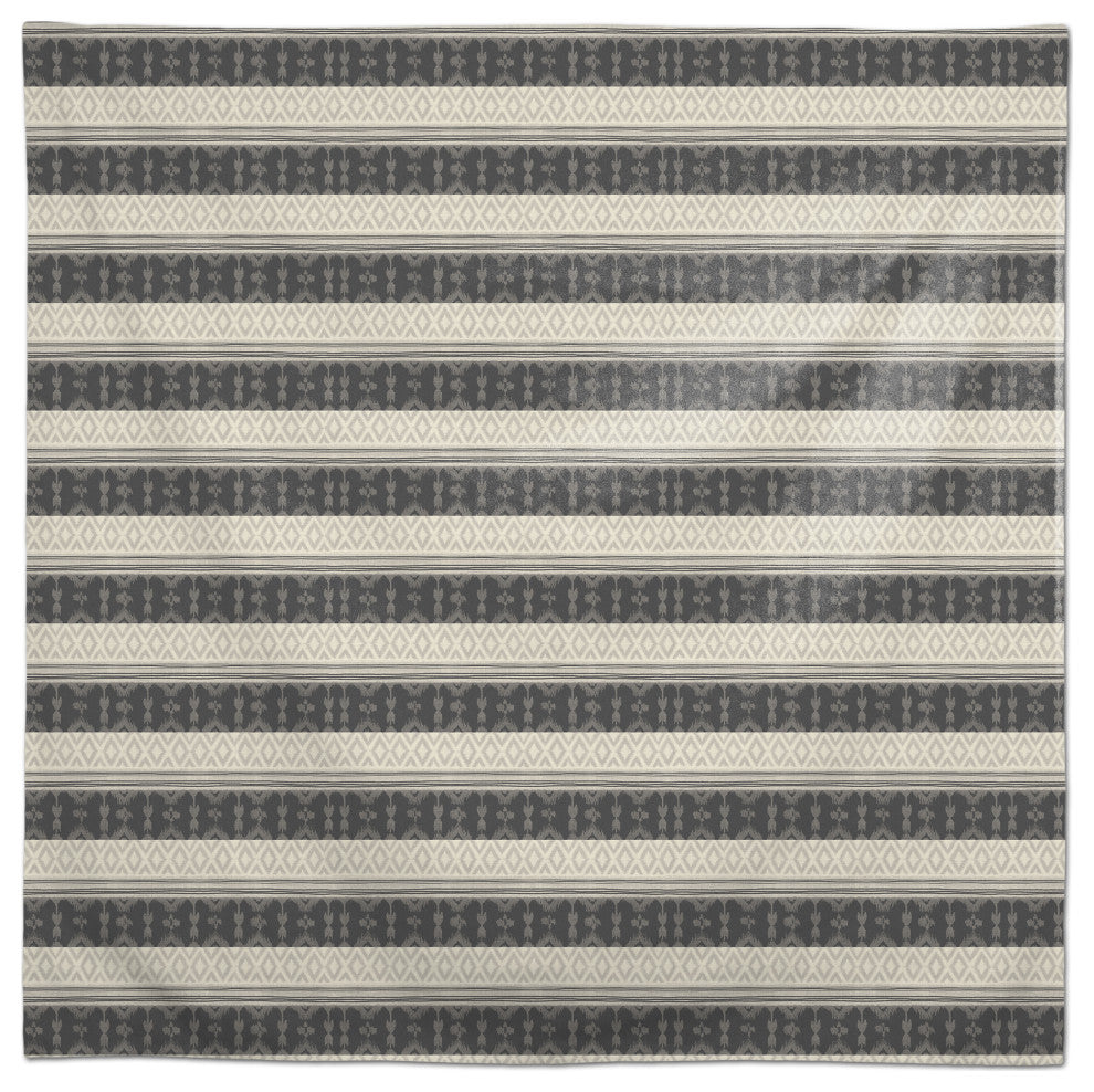 Neutral Tribal Pattern 58x58 Tablecloth