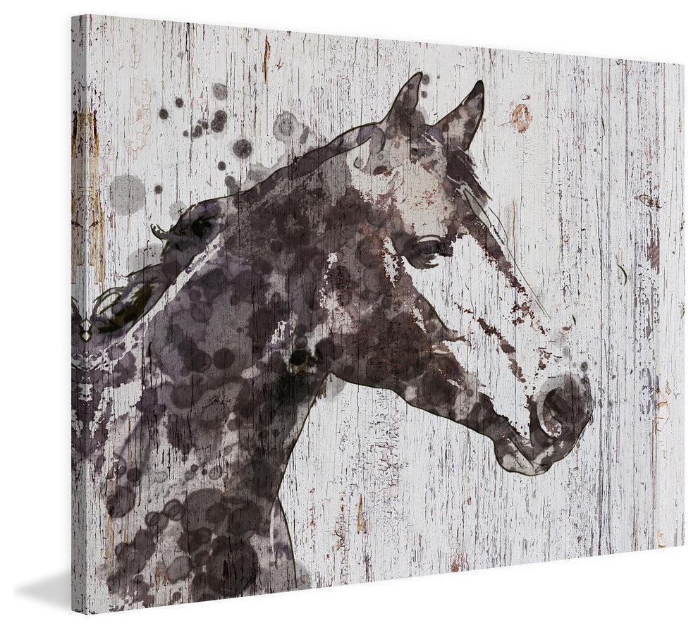 Marmont Hill, "Skylar Horse" by Irena Orlov Painting on Wrapped Canvas, 52x40