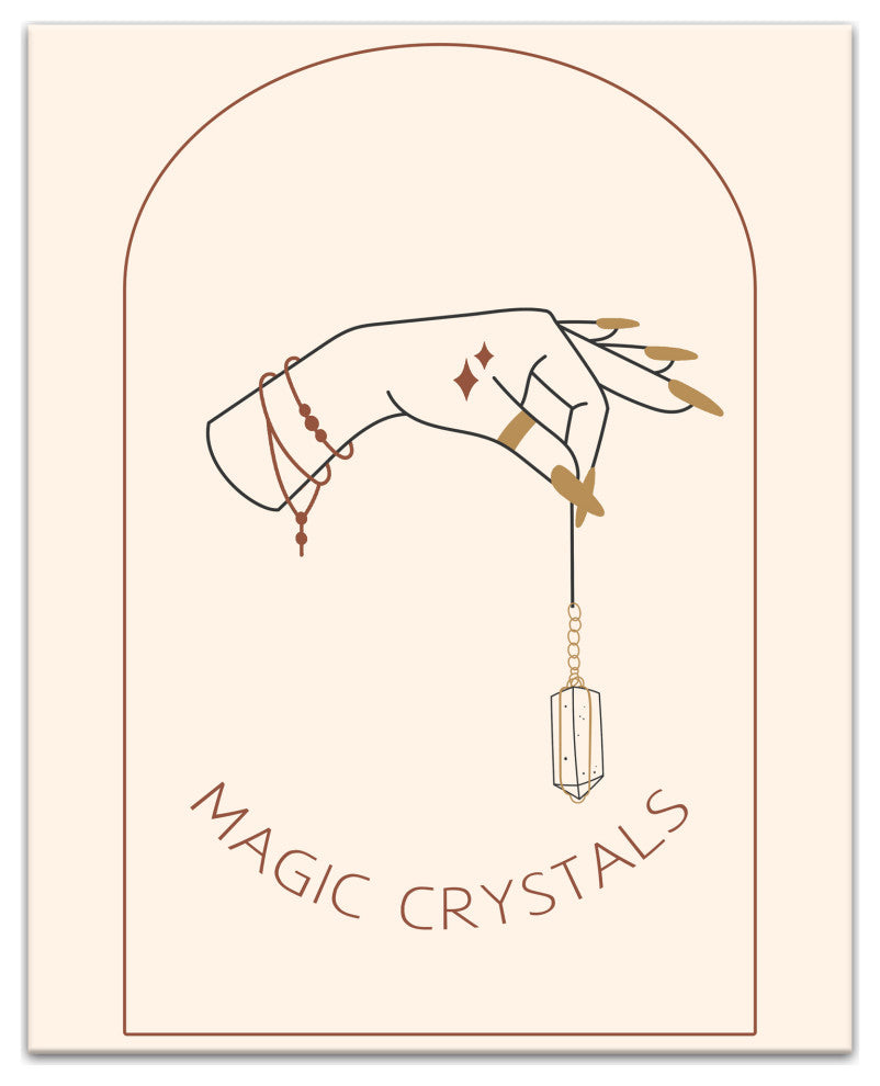 Magic Crystals 8 24"x30" Canvas Wall Art