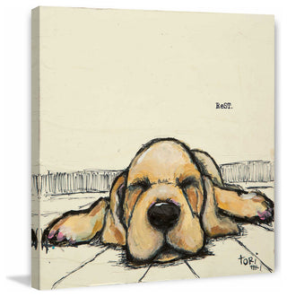"Rest" Canvas Print by Tori Campisi, 30x30 cm