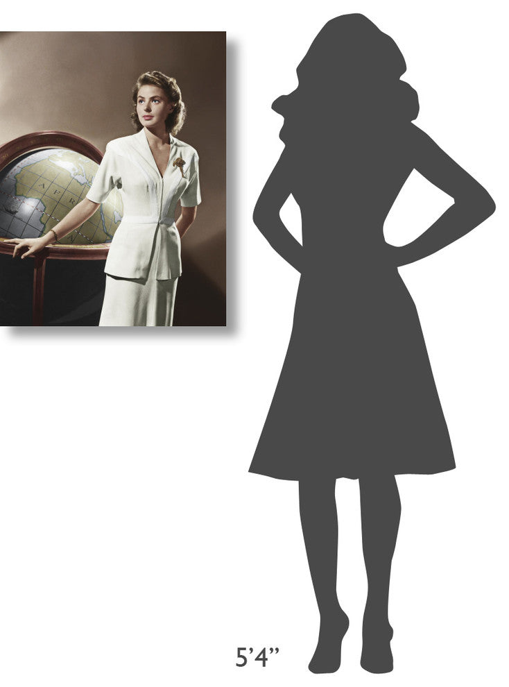 "Ingrid Bergman - Casablanca" Canvas Giclee by Hollywood Photo Archive, 23"x30"