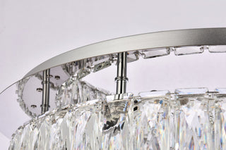 Modern Chrome 1-Light Flush Mount