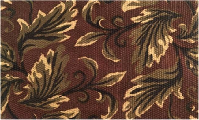 Leaves With Latex Back Rug