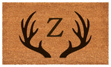 Calloway Mills Antler Monogram Doormat, 36"x72", Letter Z