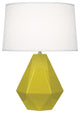 Delta Table Lamp, Citron