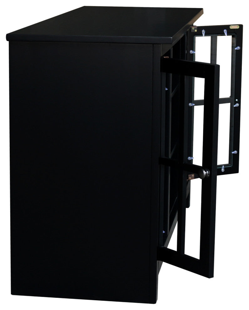Entertainment / TV Stand - With 2 Doors - 48", Black