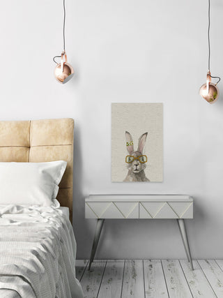 "The Hairdresser" Painting Print, Wrapped Canvas, 16"x24"