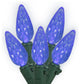 Vickerman X6G8502 Blue C6 Led Light On Green Wire, Christmas Light Strand