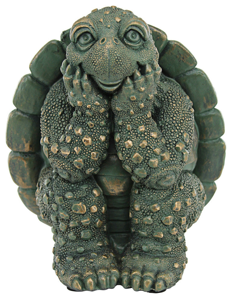 The Thinker Turtle Statue