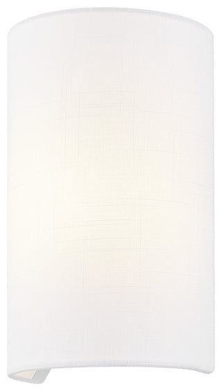 ADA Small Cylinder Fabric Wall Sconce