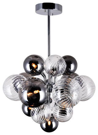 Pallocino 8 Light Chandelier With Chrome Finish